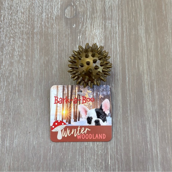 MPG Other - NEW Small Gold Spiked Dog Toy